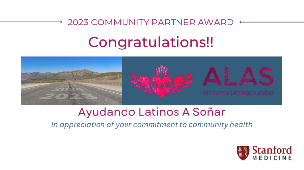 2023 21st Annual Community Health Symposium Community Partner Award | ALAS